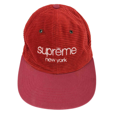 シュプリーム Supreme Cord Classic Logo 6-Panel Cap メンズ